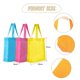 thumbnail image 3 of 50 Piezas de Bolsas Reutilizables No Tejidas, Regalo Multicolores, Mano Colores en , Tela A Granel para Comestibles, 3 of 7