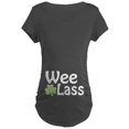 thumbnail image 1 of CafePress - Wee Lass Shamrock Maternity Dark T Shirt - Maternity Dark T-Shirt, 1 of 1