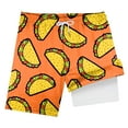 thumbnail image 7 of Gubotare Boy Swim Trunks Boys Swim Trunks Swimming Shorts Stretchy Quick Dry Swimsuit (Orange,Size 6-7 Years), 7 of 7