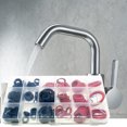 thumbnail image 2 of Dalazy 141-Piece Faucet Washer Assortment Kit 18 Different Assorted Sizes O-ring Seal Silicone Gaskets, 2 of 9