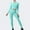 Green, variant on Loungewear Sets for Woman 2 Piece High Waist Suits Sports Yoga Gym Hollow Out Tops Legging Wear Athletic Clothing Set Workout Tracksuits