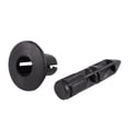thumbnail image 2 of 200Pcs Car Molding Door Fender 5mm Hole Plastic Rivets Fixing Black., 2 of 8