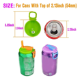 thumbnail image 3 of Portable Soda Cup Lid Straw Combo Spill-Proof Seal Good Lid Reusable Straw Cup Lid Cup Accessories, 3 of 6