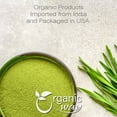 thumbnail image 3 of Organic Way Wheat Grass Powder (Triticum aestivum) - Organic & Kosher Certified | Raw, Vegan, Non GMO & Gluten Free | USDA Certified | Origin - India (1/2LBS / 8Oz), 3 of 3