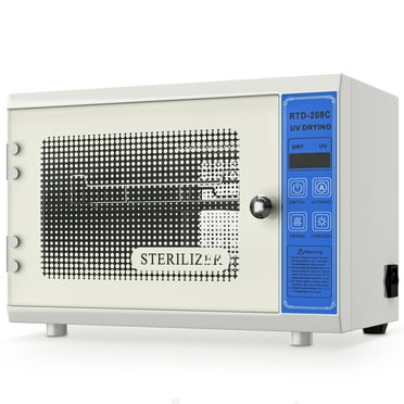 UV Cleaning Cabinet, 12L UV Light Drying Box, Drying & Cleaning 2 in 1 Machine with Timer Setting, Tool Cleaner with 3 Modes for  Beauty, Barber, Lab, Dental, Home, Restaurant