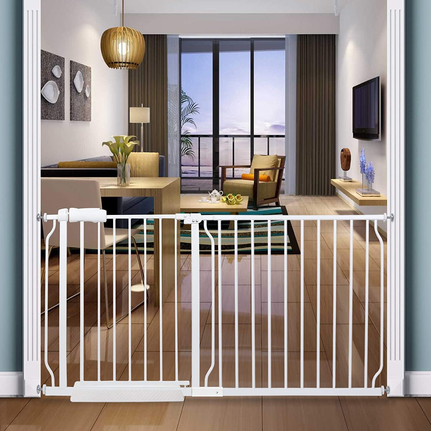 Extra Wide Baby Gate Pressure Mounted Dog Gates Extra Wide Tension