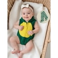 thumbnail image 5 of Cjfdfy Newborn Baby Boy Girl Halloween Animal Costume Infant Baby Fox Puppy Dog Frog Poached Egg Costume Fall Winter Sleeveless Hooded Zipper Romper Leg Warmers Set Toddler Halloween Cosplay Outfits, 5 of 9