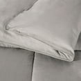thumbnail image 5 of BNM Solid Comforter Down Alternative Bedding, King, Silver, 5 of 9