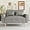 Light Gray, variant on XgoodX 47" Small Modern Loveseat Sofa, Mid Century Linen Fabric 2-Seat Sofa Couch Tufted Love Seat with Back Cushions and Tapered Legs for Living Room, Bedroom and Small Space (Black)