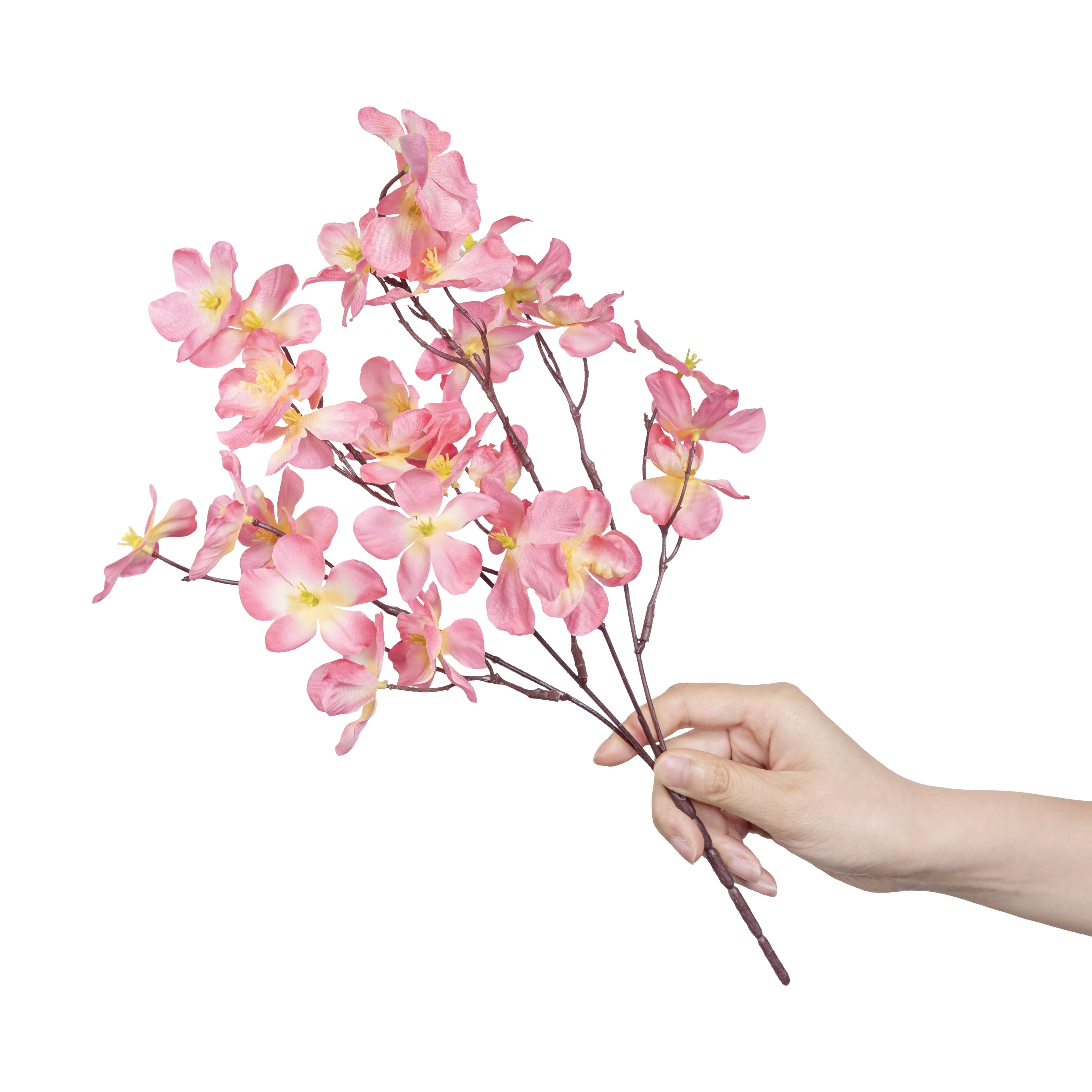 Mainstays 16" Artificial Silk Pink Cherry Blossom Pick