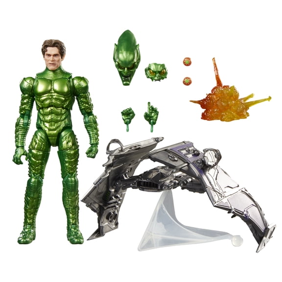 Marvel Legends Series Green Goblin, Spider-Man: No Way Home Deluxe 6 Inch Action Figure Set