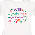 thumbnail image 4 of Inktastic Will You Be My Godmother Proposal Boys or Girls Long Sleeve Baby Bodysuit, 4 of 5
