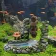thumbnail image 4 of lanema Aquariums Decoration Flowing Waterwheel Fishtanks Ornament Shrimp Hideouts Rockery Fishtanks Landscape Safe Decoration, 4 of 11
