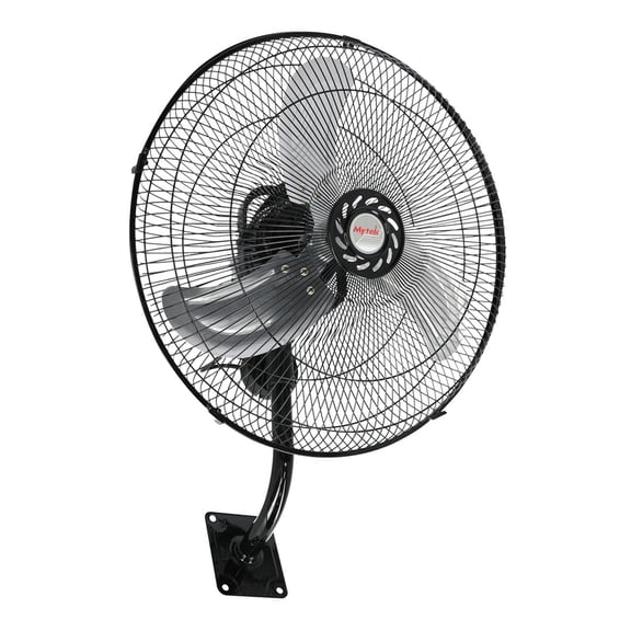 VENTILADOR PARED MYTEK 3420 20 PUL OSILATORIO 3 VEL negro 1