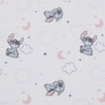 thumbnail image 3 of Disney Stitch 2pk Muslin Swaddle, 100% Cotton, Blue, Infant Boy, 3 of 8