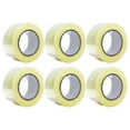 thumbnail image 1 of 6 Rolls Strong Tape Transparent Striped Single Side Adhesive Tape Packaging Tape, 1 of 8