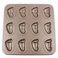 thumbnail image 4 of Molde para hornear, bonita forma de pie, 12 moldes para pasteles, bandeja para hornear, innovación moderna, 4 of 8