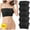 #1- Black, variant on TrendVibe365 Invisible Bras for Women Pack of 5 Invisible Stretchy Wireless Push up Tshirt Bralettes Bustier Full Coverage Comfortable Lingerie White M