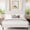 Off-White, variant on Frostbloom Queen Size Platform Bed Frame with Velvet Upholstered Headboard, Off-white