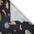 thumbnail image 3 of Ambesonne Space Kitchen Curtains, Cosmos with Sun Planets, 55"x39", Multicolor, 3 of 3