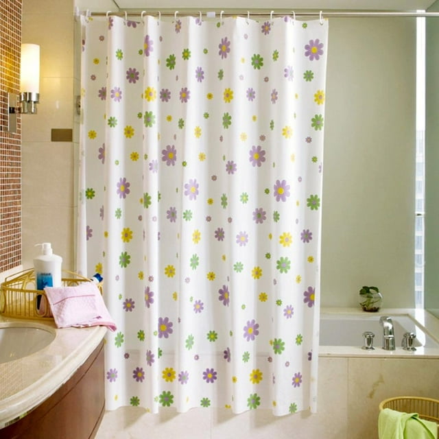 Feltree Waterproof and Mildew Proof Shower Curtain with Frosted Texture for Bathroom Privacy, No-Hole Easy Installation, 70.8X47.2 Inches