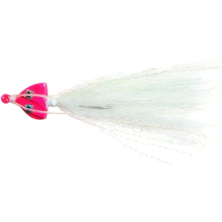 Bonefish Hook - BONEFISH JIG 1/4OZ PINK/WHITE Multi-Colored