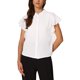 thumbnail image 4 of CAMISA DE BOTONES DELANTEROS CON MANGAS RIZADAS Y CUELLO ALTO PARA MUJERES CHIC DE INSPIRE, TALLA XS, BLANCA, 4 of 6