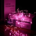thumbnail image 3 of ZOELNIC 10 Pack Battery Operated Fairy Light - 6.6ft 20LEDs Fairy String Lights Waterproof Copper Wire Starry Lights for DIY Mason Jar Wedding Party Christmas Decor, Pink, 3 of 10