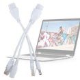 thumbnail image 1 of Divisor de Cable Adaptador POE Resistente Al Agua No Estándar para Equipos de Red sin Soporte POE Transmisión de Energía DC12V, 1 of 8