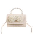 thumbnail image 4 of xiaxaixu Ladies Simple Bowknot Straw Bag Portable Dual-purpose Holiday Photo Versatile Messenger Bag, 4 of 7