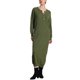 thumbnail image 1 of INSPIRE CHIC Vestido de Punto para Mujeres de Manga Larga con Botones Cuello Redondo Vestidos de Suéter Midi Verde S, 1 of 1