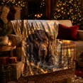 thumbnail image 3 of Wetland Waterfowl Hunting Labrador Retriever Duck Scene Dramatic, Dramatic Pet Portrait Pattern, Warm Flannel Blanket for Cabin and Lodge, Dog Lovers person's Day Gift, Pet Lover Home Decor, 3 of 9