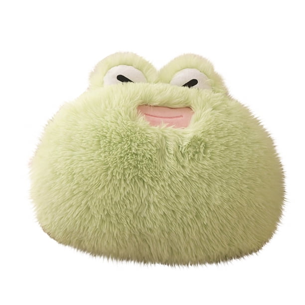 Almohada con forma de cabeza de animal adorable, ideal para la decoración infantil del hogar, que te aportará alegría y relajación (D)