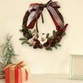 thumbnail image 5 of 12 Inch Round Wreath for Front Door Wall Hanging Ornaments Christmas Wreaths Window Decorations Artificial Vines for Home Decor Indoor Home Wall Wedding Room Decor, 5 of 6