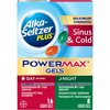 Alka-Seltzer Plus Maximum Strength Powermax Sinus & Cold Day + Night Liquid Gels, 24 Ct