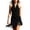 *Black, variant on Women's Faux Suede Halter Neck Mini Dress , Ladies' V-Neck Fringe Hem Western Dress , Festival Party Bodycon Dresses For Women,Army Green,S-2XL
