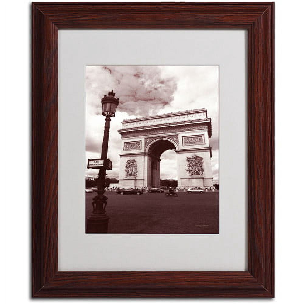 Trademark Fine Art 'Arc de Triomphe' Matted Framed Art by Kathy Yates