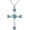 cross 4, variant on 925 Sterling Silver Genuine Turquoise Cross Pendant Necklace Vintage Boho Victorian Style Jewelry Gifts for Women Mothers