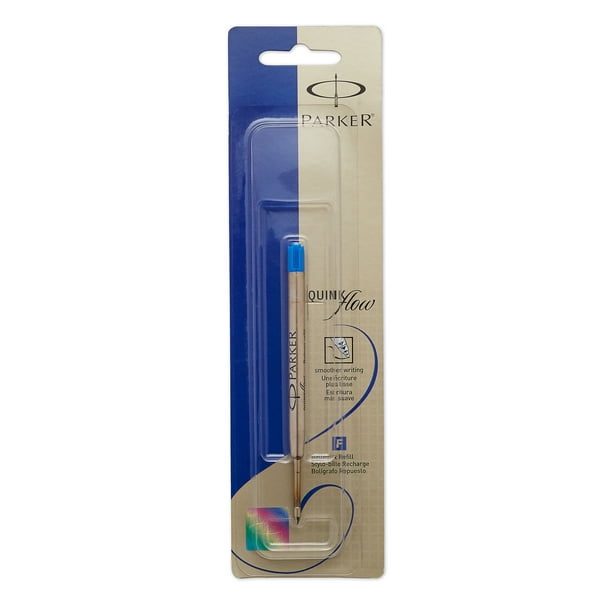 PARKER QUINKflow Ballpoint Pen Ink Medium Tip, Blue, 1 Count - Walmart.com