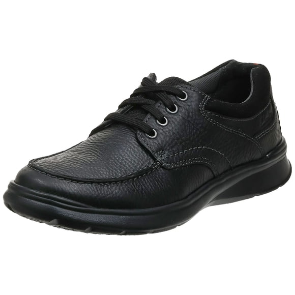 Clarks Men's Cotrell Edge Oxford, Black Oily Leather, 9.5 D-Medium
