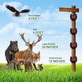 thumbnail image 5 of Deago 2 Pack Solar Nocturnal Animal Repeller Predator Deterrent with Red LED Lights Waterproof Fox Raccoon Skunk Deer Repellent for Garden Farm Chicken Coop, 5 of 8