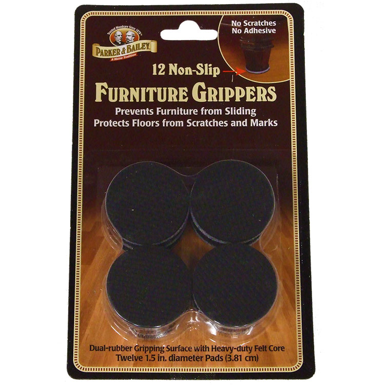 Parker Bailey 12 nonslip Furniture Grippers 1.5in dia.