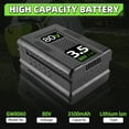 thumbnail image 4 of 4 Pack 80V 3.5Ah Replacement for Greenworks 80V Battery Compatible with Greenworks Battery Fit for Greenworks Battery 80V GBA80400 GBA80250 GBA80200 3500mAh High Capacity Power Tools, 4 of 7
