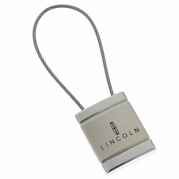 Lincoln Chrome Cable Key Chain