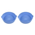 thumbnail image 3 of Kearding Freidora de aire resistente al calor, olla de silicona con asa, revestimiento antiadherente, bandeja para microondas, cestas, accesorios, piezas Type1 NO1 Kearding CBP164787, 3 of 6