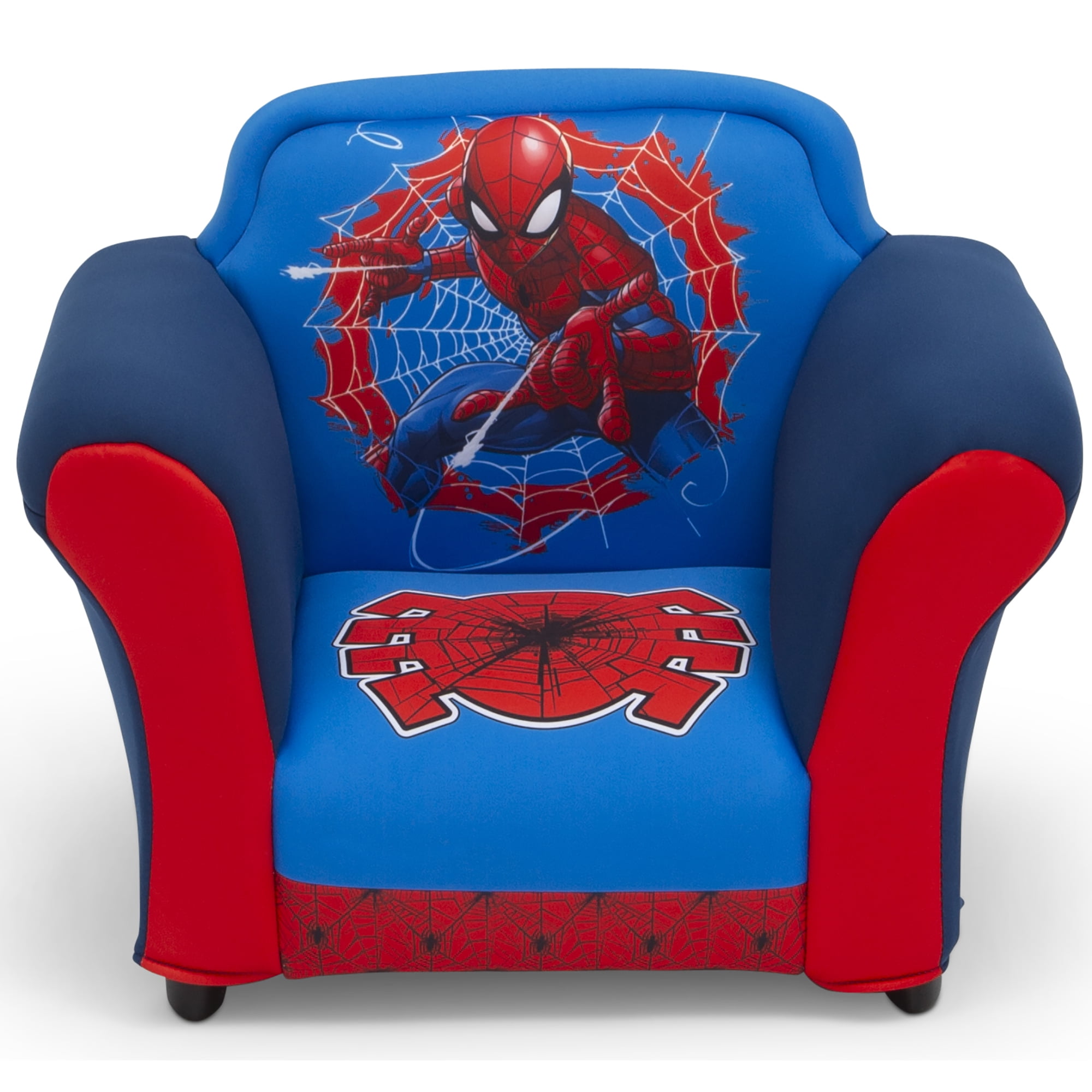 Marvel SpiderMan Upholstered Chair with Sculpted Plastic