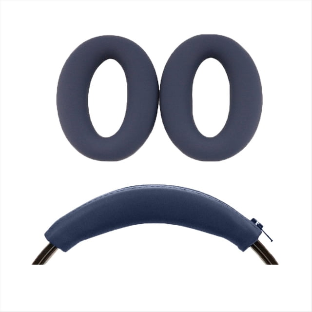 Almohadillas para Auriculares para WH-H910N, Protectora de Silicona, Diadema, Piezas de Reparación, Color Azul Oscuro