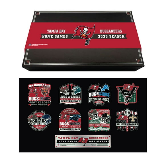 MOJO Tampa Bay Buccaneers 2023 Game Day Pin Collector Set
