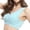Mint Green, variant on Women's Front Side Buckle Lace Edge Without Steel Ring Movement Seamless Gathering Adjustment Yoga Sleep Large Bra Sports Bras Pack Bras for Women Strapless Bras Front Closure Strapless Bra for plus
