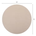 thumbnail image 6 of Unique Bargains 6pcs Faux Leather Wipeable Placemats Gray Brown 13"x13", 6 of 6